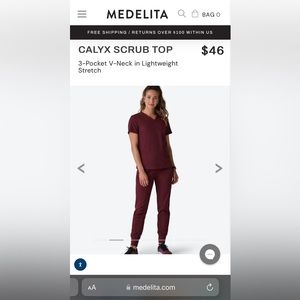 Medelita Sangria Srub SET Size Small